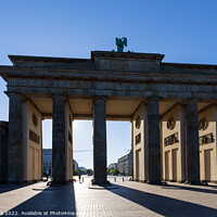 Buy canvas prints of Brandenburg Gate Berlin by Jim Monk