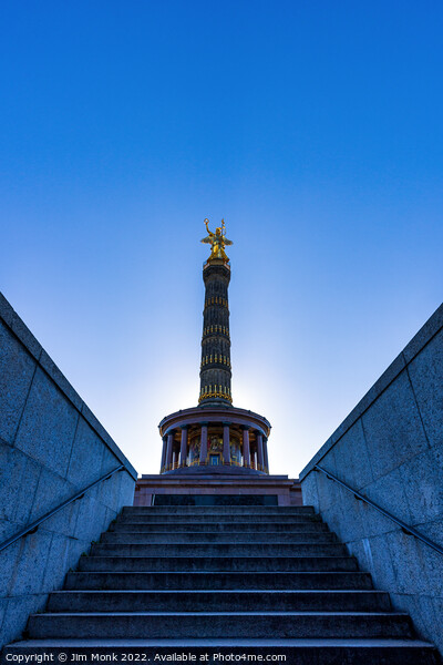 The Berlin Siegessaeule (Victory Column)  Picture Board by Jim Monk