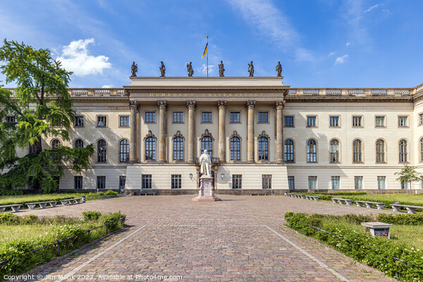 Humboldt University in Berlin Picture Board by Jim Monk