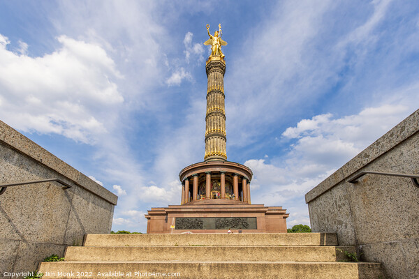 The Siegessaeule (Victory Column) in Berlin Picture Board by Jim Monk