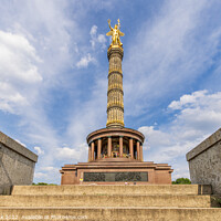 Buy canvas prints of The Siegessaeule (Victory Column) in Berlin by Jim Monk