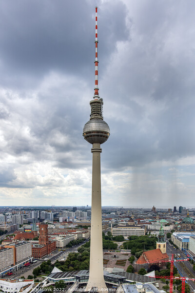 TV Tower in Berlin Picture Board by Jim Monk
