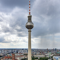 Buy canvas prints of TV Tower in Berlin by Jim Monk