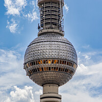 Buy canvas prints of The TV Tower of Berlin by Jim Monk