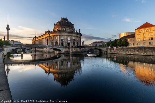 The Monbijou bridge and Bode Museum  Picture Board by Jim Monk