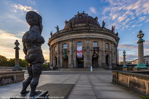 The Bode Museum and Sculpture of Odysseus Picture Board by Jim Monk