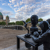 Buy canvas prints of Statue on Burgstrasse by Jim Monk