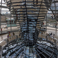 Buy canvas prints of Inside the Reichstag by Jim Monk