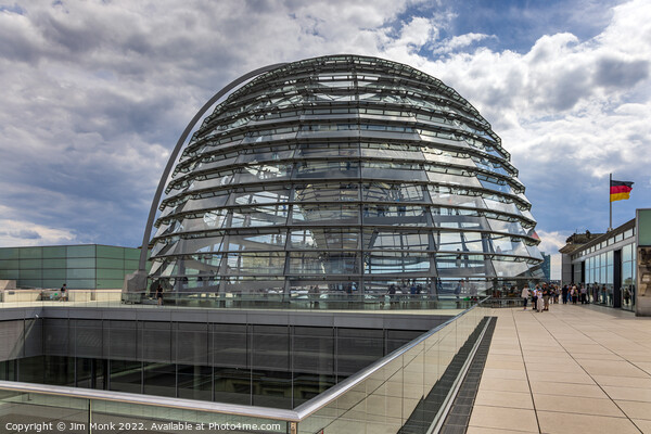 The Reichstag Dome Picture Board by Jim Monk