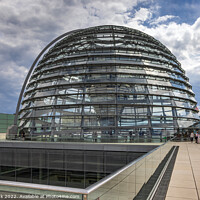 Buy canvas prints of The Reichstag Dome by Jim Monk