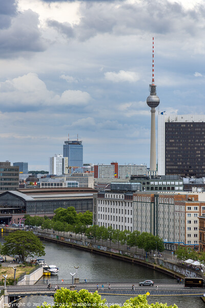 Berlin cityscape Picture Board by Jim Monk