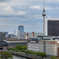 Buy canvas prints of Berlin cityscape by Jim Monk
