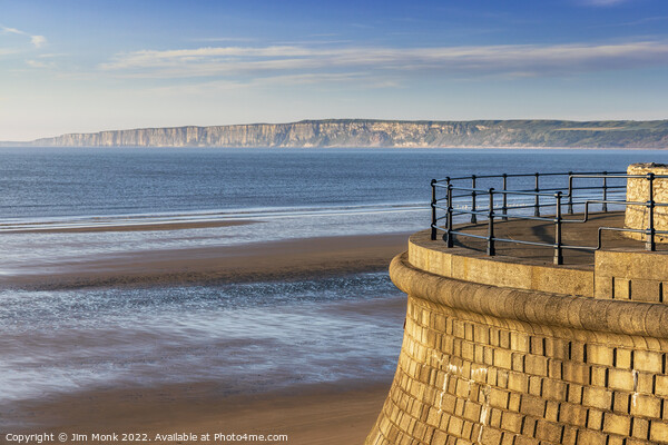 Filey Beach Picture Board by Jim Monk