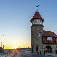 Buy canvas prints of Scarborough Toll House Sunrise by Jim Monk