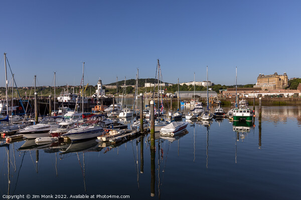 Scarborough Harbour, North Yorkshire Picture Board by Jim Monk