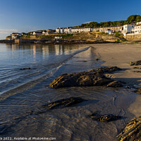 Buy canvas prints of Portscatho Beach Sunrise by Jim Monk