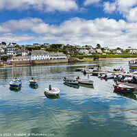 Buy canvas prints of St Mawes Harbour, Cornwall by Jim Monk