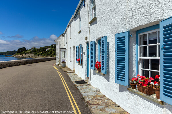 Blue Shutters, St Mawes  Picture Board by Jim Monk