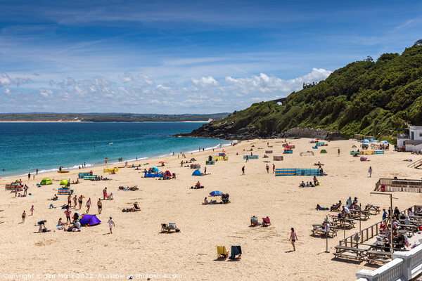 Porthminster Beach, St Ives Picture Board by Jim Monk