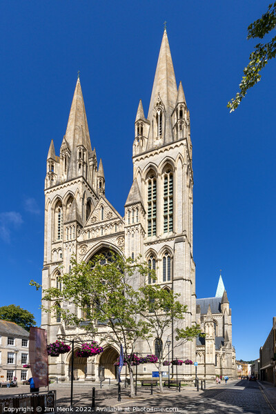 Truro Cathedral Cornwall Picture Board by Jim Monk