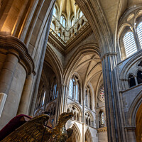 Buy canvas prints of Truro Cathedral Interior by Jim Monk