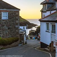 Buy canvas prints of View to the Harbour, Portloe by Jim Monk