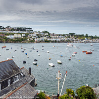 Buy canvas prints of Fowey from Polruan by Jim Monk