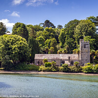 Buy canvas prints of St Just in Roseland Church Cornwall by Jim Monk