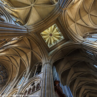 Buy canvas prints of Truro Cathedral Detail  by Jim Monk