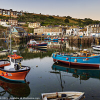 Buy canvas prints of Mevagissey Harbour in Cornwall by Jim Monk