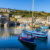Buy canvas prints of Mevagissey Harbour by Jim Monk