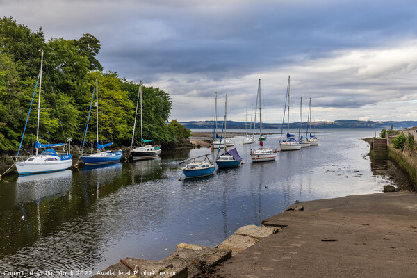 Cramond Port and Harbour Picture Board by Jim Monk