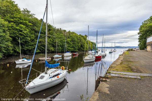 Cramond Harbour, Scotland Picture Board by Jim Monk