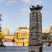 Buy canvas prints of Memorial on The Shore at Leith by Jim Monk