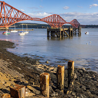 Buy canvas prints of Forth Rail Bridge, North Queensferry by Jim Monk
