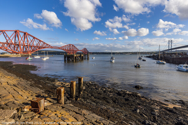 North Queensferry Harbour, Scotland Picture Board by Jim Monk