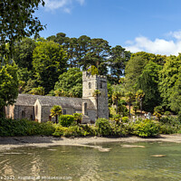 Buy canvas prints of St Just in Roseland Church, Cornwall, Uk by Jim Monk