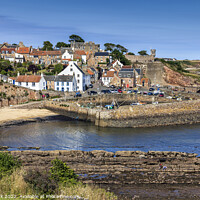 Buy canvas prints of Crail Harbour, East Neuk of Fife by Jim Monk