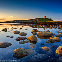 Buy canvas prints of Dunstanburgh Castle, Northumberland by Jim Monk