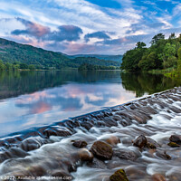 Buy canvas prints of Grasmere Weir by Jim Monk