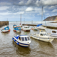 Buy canvas prints of Lynmouth Harbour by Jim Monk