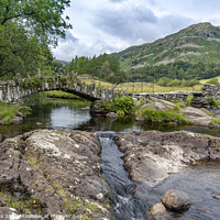 Buy canvas prints of Slater's Bridge, Lake District National Park by Jim Monk
