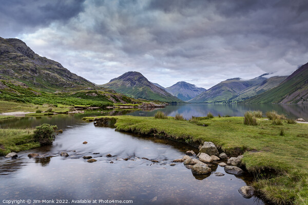 Wast Water - Lake District Picture Board by Jim Monk
