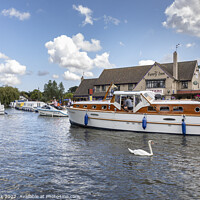 Buy canvas prints of River Bure on the Norfolk Broads by Jim Monk