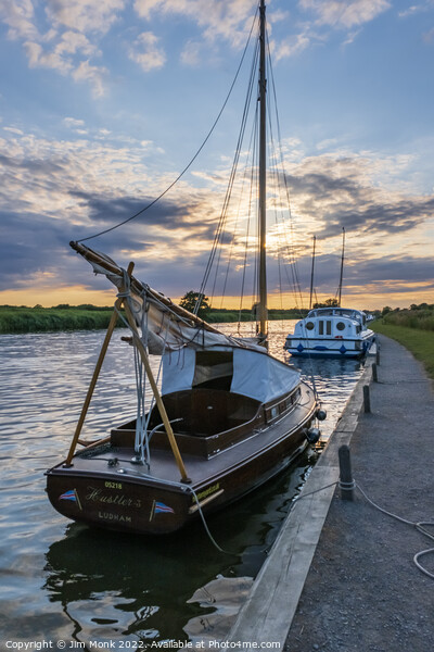 River Bure, Norfolk Broads Picture Board by Jim Monk