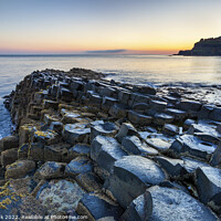 Buy canvas prints of Giant's Causeway Sunset by Jim Monk