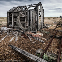 Buy canvas prints of Old fishing shack Dungeness by Jim Monk