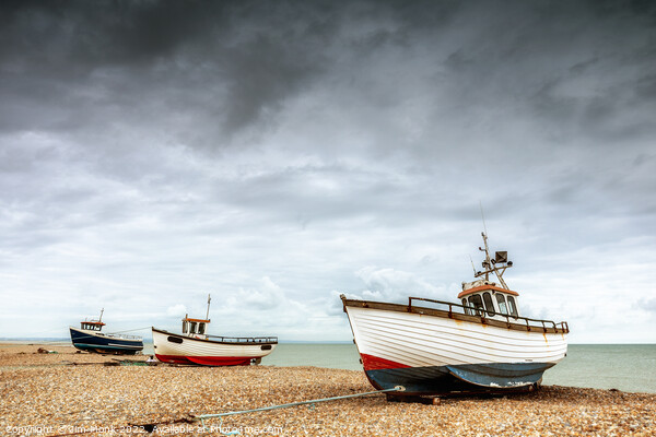 Dungeness Boats Picture Board by Jim Monk