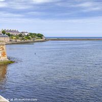 Buy canvas prints of Berwick Pier and Lighthouse by Jim Monk