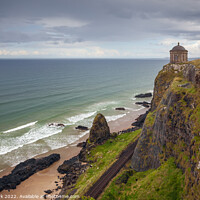 Buy canvas prints of Mussenden Temple, Northern Ireland by Jim Monk